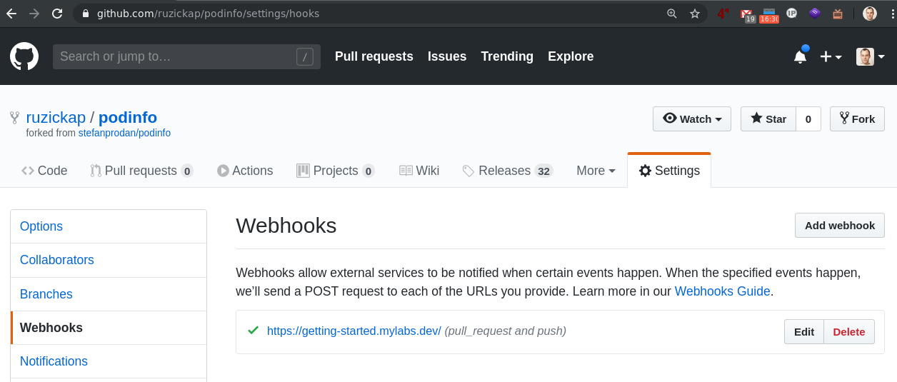 GitHub Webhooks